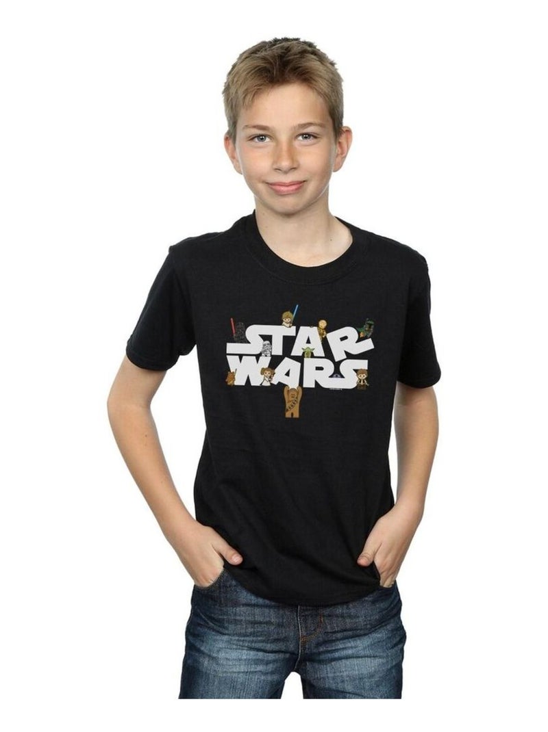 Star Wars - T-shirt KIDDIE Noir - Kiabi
