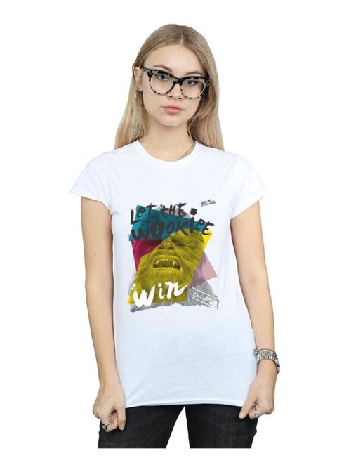 Star Wars - T-shirt LET THE WOOKIEE WIN - Kiabi