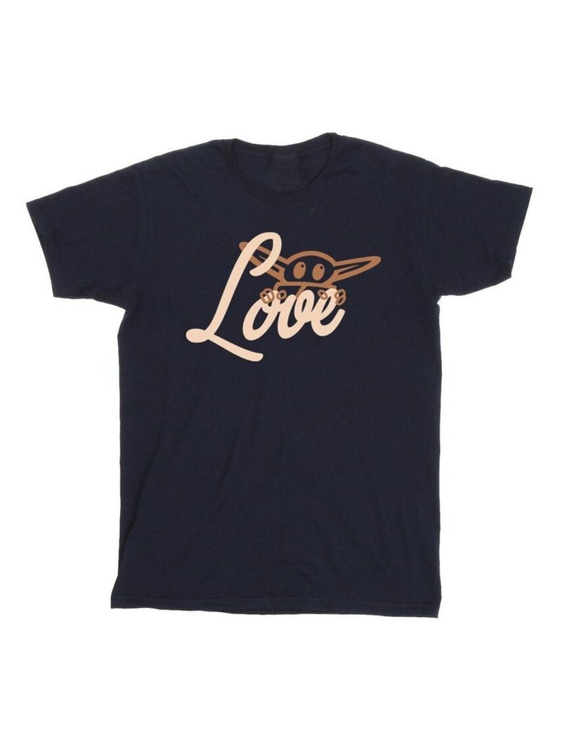 Star Wars - T-shirt LOVE Bleu marine - Kiabi