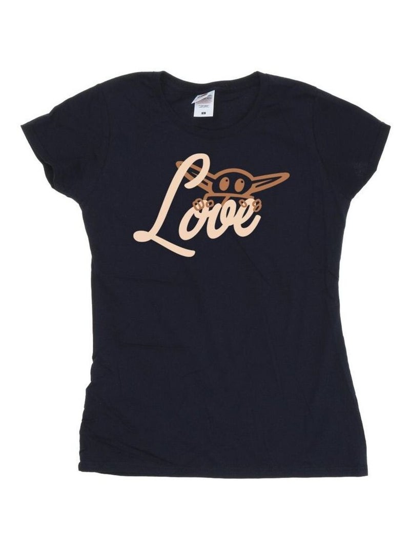 Star Wars - T-shirt LOVE Bleu marine - Kiabi