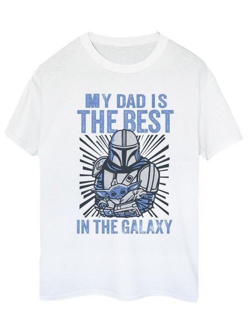 Star Wars - T-shirt MANDALORIAN BEST DAD - Kiabi Star Wars - T-shirt MANDALORIAN BEST DAD - Kiabi