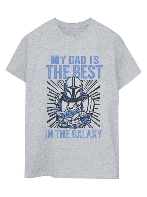 Star Wars - T-shirt MANDALORIAN BEST DAD - Kiabi Star Wars - T-shirt MANDALORIAN BEST DAD - Kiabi
