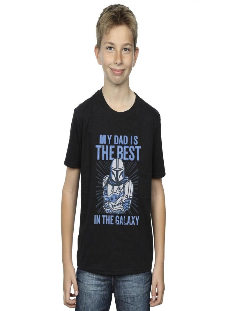 Star Wars - T-shirt MANDALORIAN Noir - Kiabi