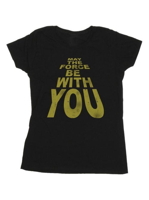 Star Wars - T-shirt MAY THE FORCE BE WITH YOU - Kiabi Star Wars - T-shirt MAY THE FORCE BE WITH YOU - Kiabi