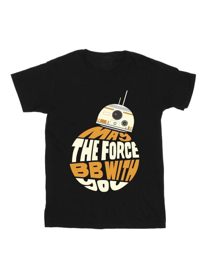 Star Wars - T-shirt MAY THE FORCE Noir - Kiabi