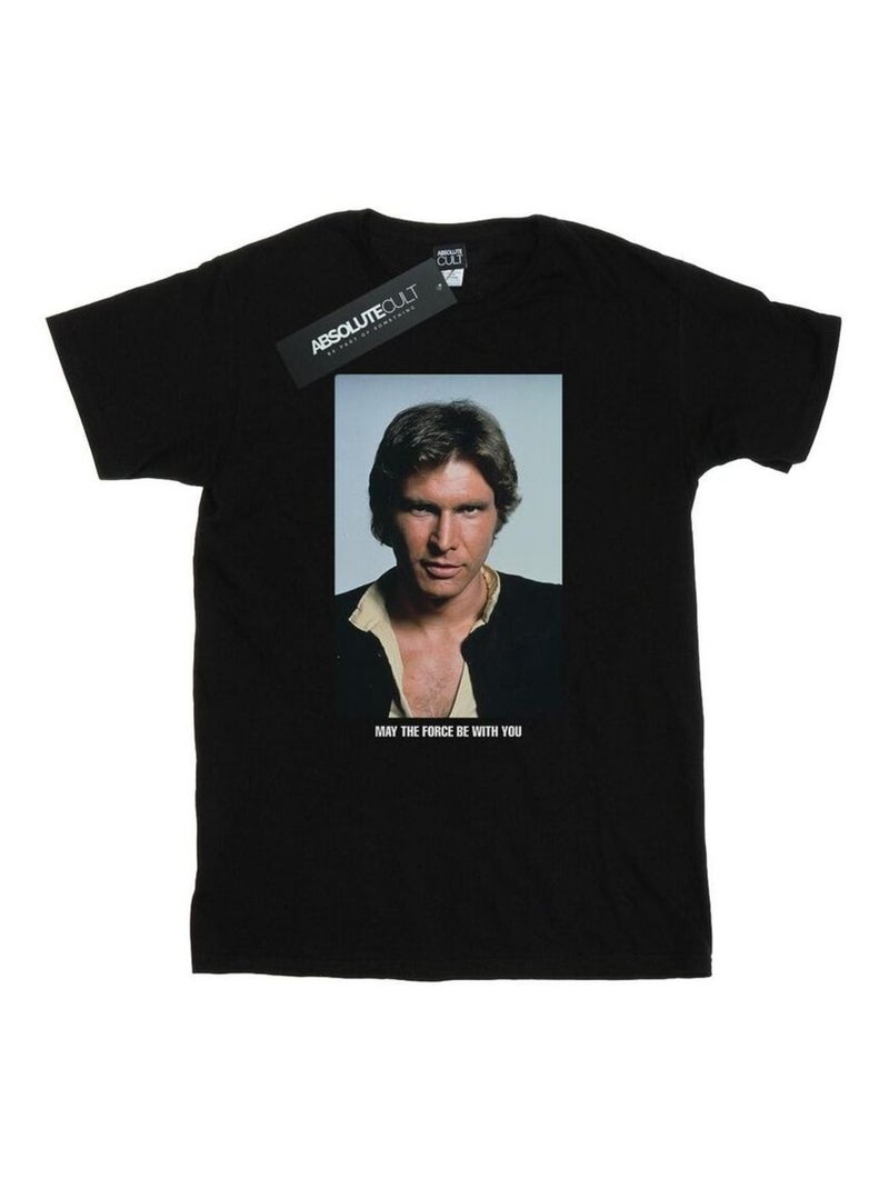 Star Wars - T-shirt MAY THE FORCE Noir - Kiabi