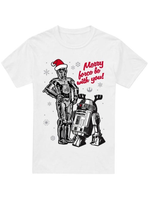 Star Wars - T-shirt MERRY CHRISTMAS DROIDS - Kiabi
