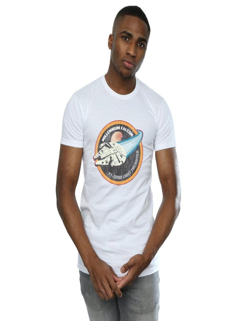 Star Wars - T-shirt MILLENNIUM Blanc - Kiabi