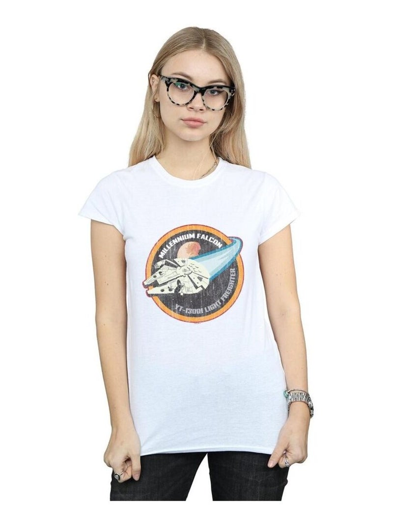 Star Wars - T-shirt MILLENNIUM Blanc - Kiabi