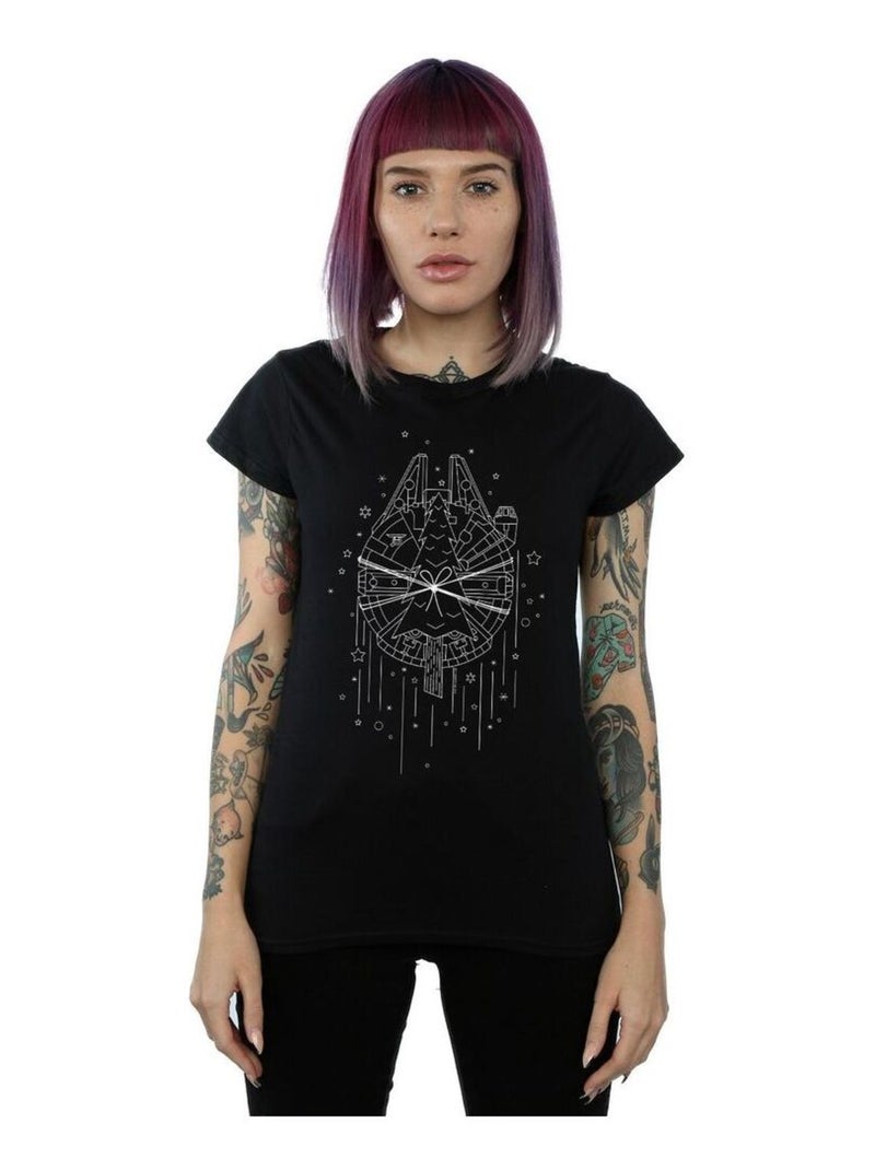 Star Wars - T-shirt MILLENNIUM DELIVERY Noir - Kiabi