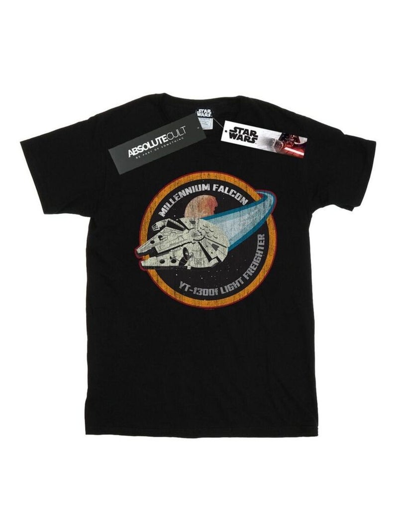 Star Wars - T-shirt MILLENNIUM Noir - Kiabi