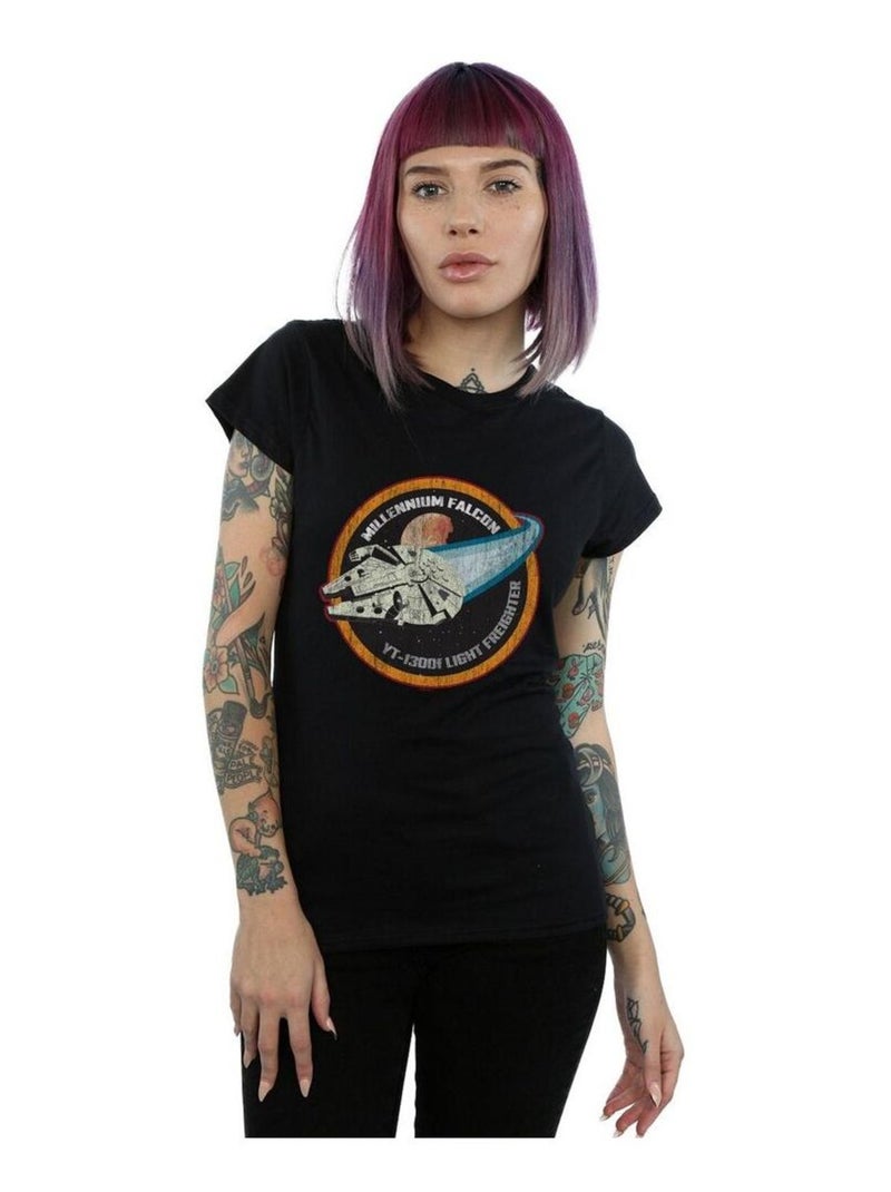 Star Wars - T-shirt MILLENNIUM Noir - Kiabi
