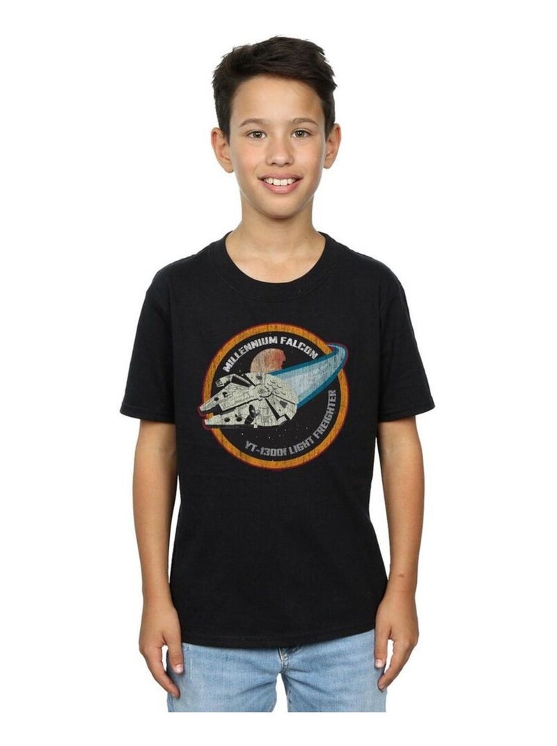 Star Wars - T-shirt MILLENNIUM Noir - Kiabi