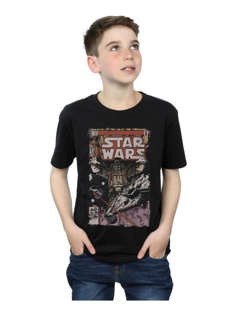 Star Wars - T-shirt MILLENNIUM Noir - Kiabi