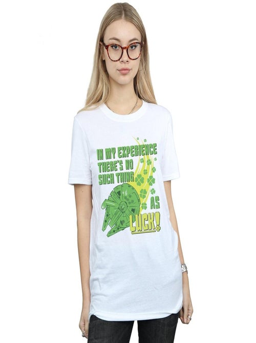 Star Wars - T-shirt MILLENNIUM SHAMROCK LUCK - Kiabi