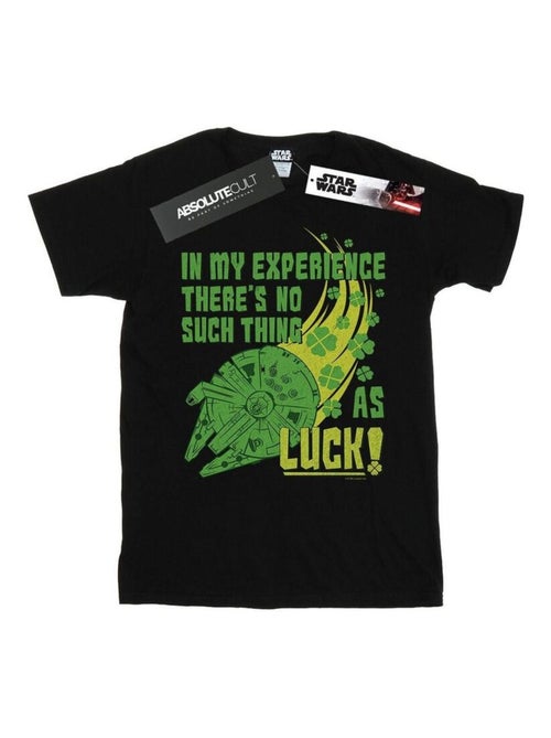 Star Wars - T-shirt MILLENNIUM SHAMROCK LUCK - Kiabi Star Wars - T-shirt MILLENNIUM SHAMROCK LUCK - Kiabi