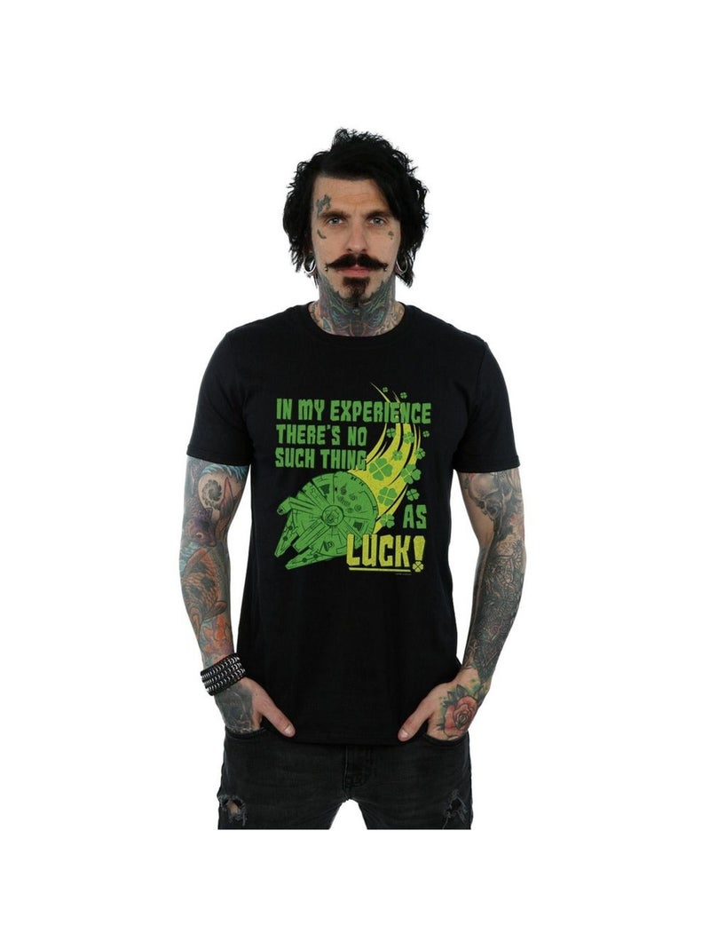 Star Wars - T-shirt MILLENNIUM SHAMROCK LUCK Noir - Kiabi