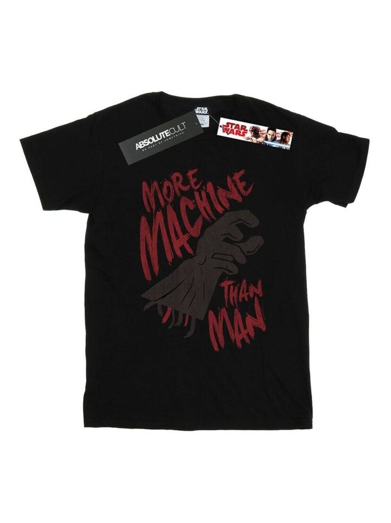 Star Wars - T-shirt MORE MACHINE THAN MAN Noir - Kiabi