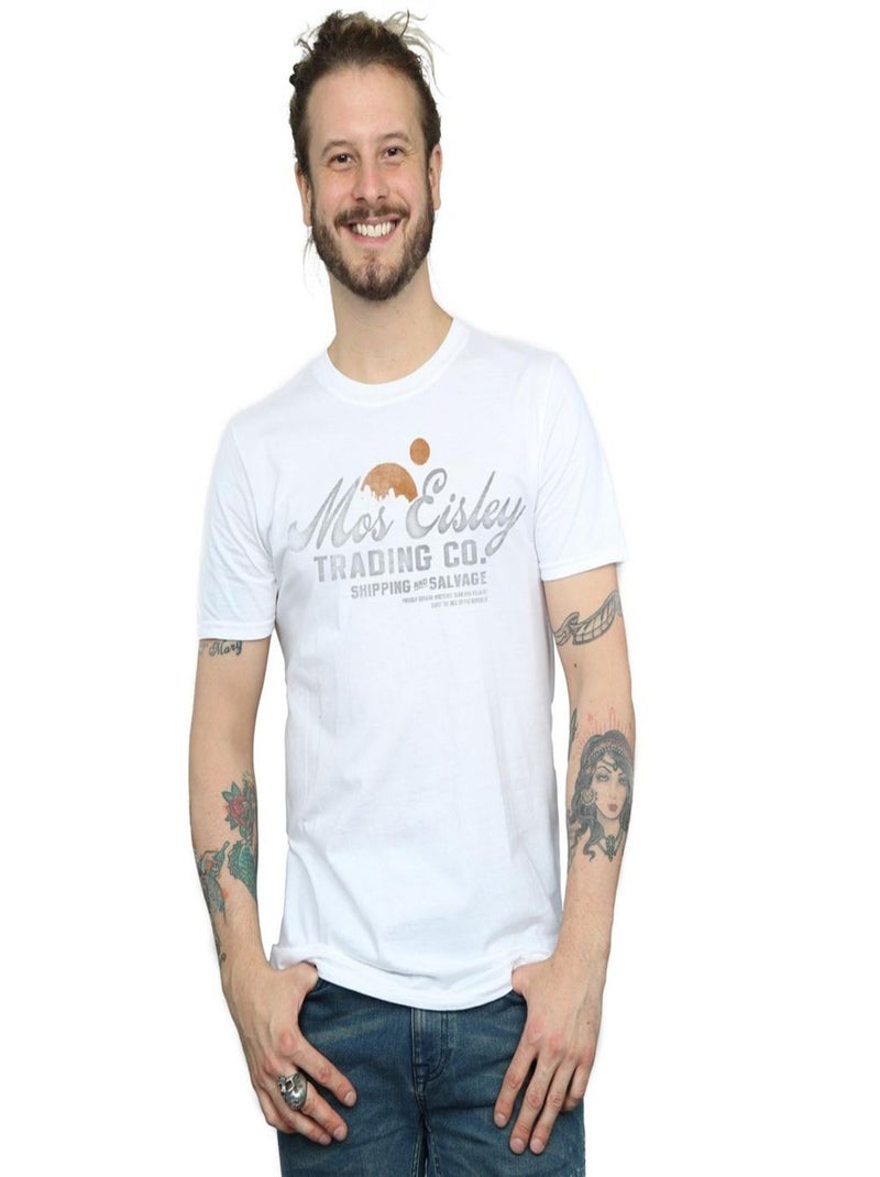 Star Wars - T-shirt MOS EISLEY TRADING CO Blanc - Kiabi