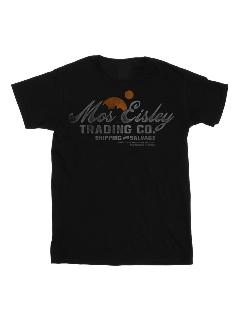 Star Wars - T-shirt MOS EISLEY TRADING CO Noir - Kiabi