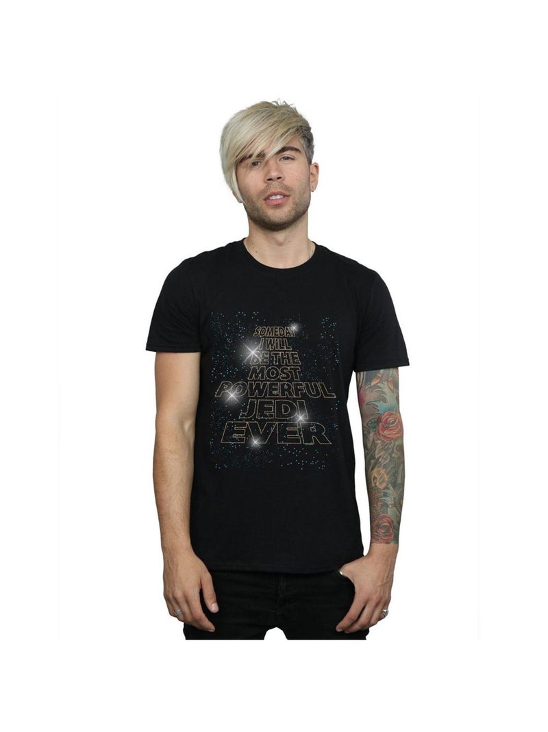 Star Wars - T-shirt MOST POWERFUL JEDI Noir - Kiabi