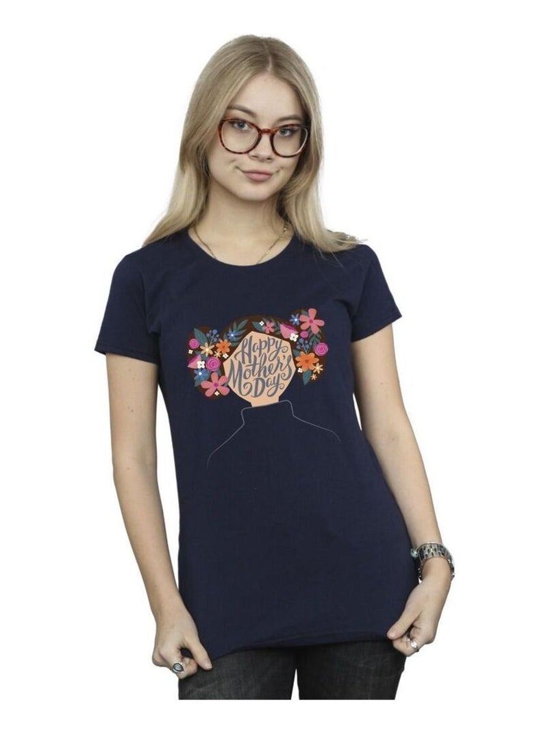 Star Wars - T-shirt MOTHERS DAY Bleu marine - Kiabi