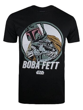 Star Wars - T-shirt motif Boba Fett style rétro