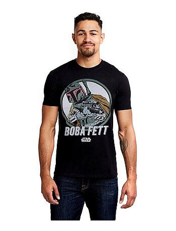 Star Wars - T-shirt motif Boba Fett style rétro