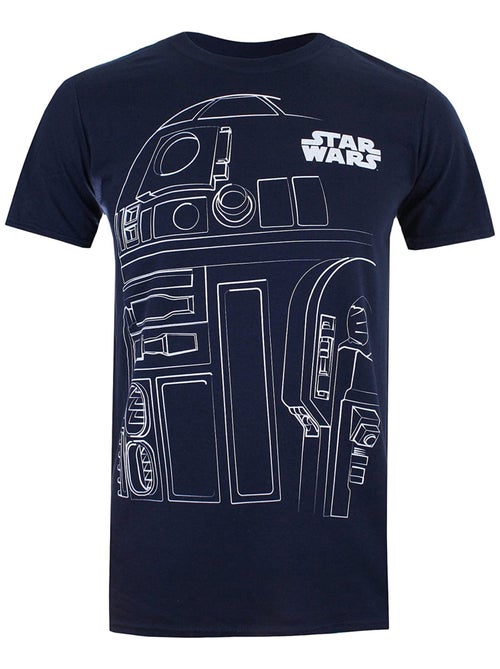 Star Wars - T-shirt motif contour de R2-D2 - Kiabi