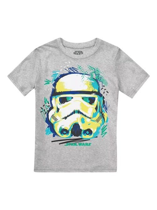 Star Wars - T-shirt motif croquis de trooper - Kiabi