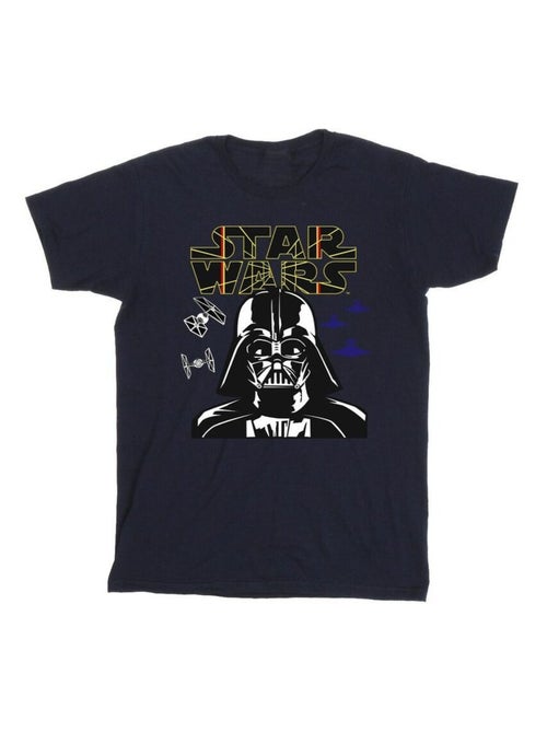 Star Wars - T-shirt motif Dark Vador motif/style logo COMP - Kiabi