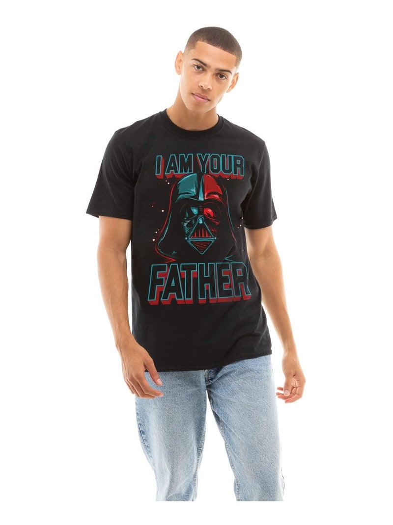 Star Wars - T-shirt motif Dark Vador Noir - Kiabi