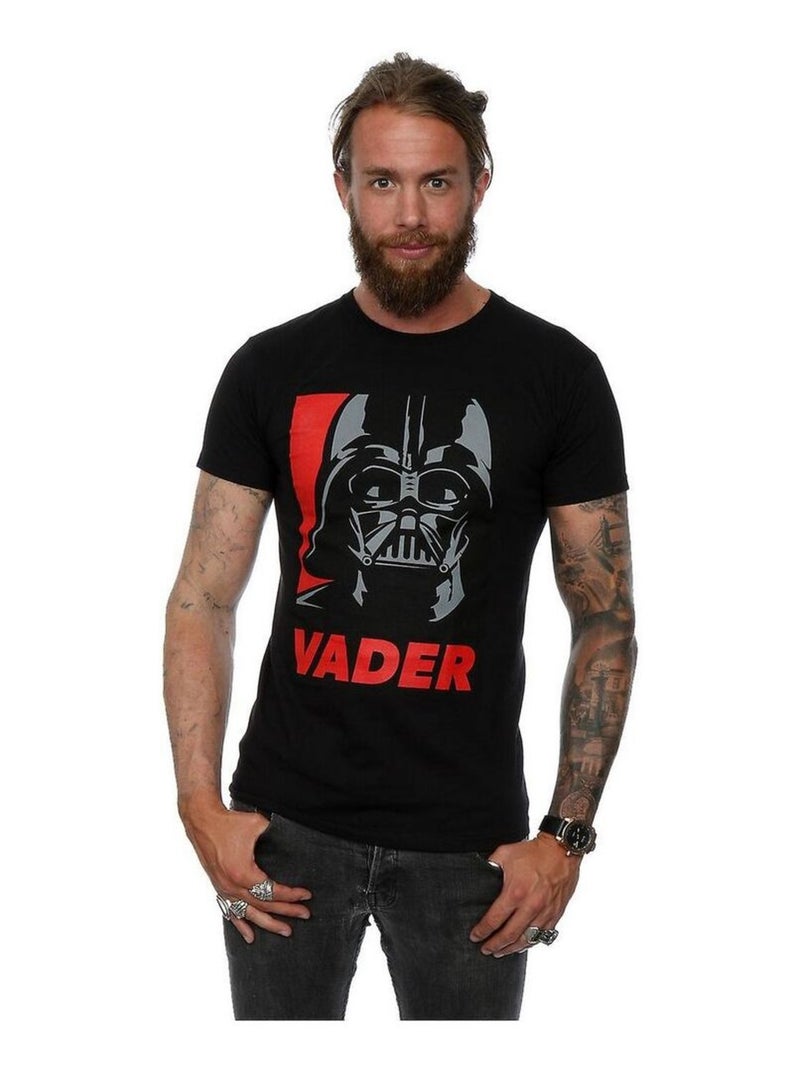 Star Wars - T-shirt motif Dark Vador style poster (Dark Vador) Noir - Kiabi