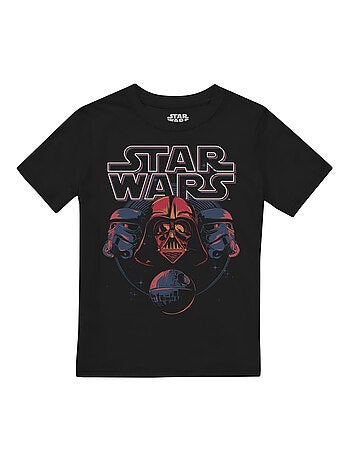 Star Wars - T-shirt motif étoile de la mort (Dark Vador, Stormtrooper)