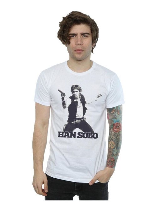 Star Wars - T-shirt motif Han Solo motif/style photo rétro - Kiabi