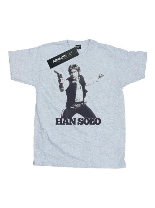 Star Wars - T-shirt motif Han Solo motif/style photo rétro - Kiabi