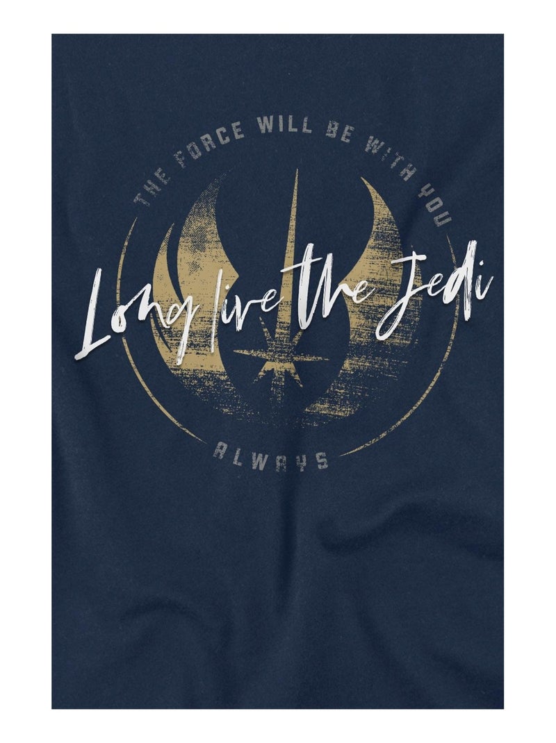 Star Wars - T-shirt motif Obi-Wan Kenobi Bleu marine - Kiabi