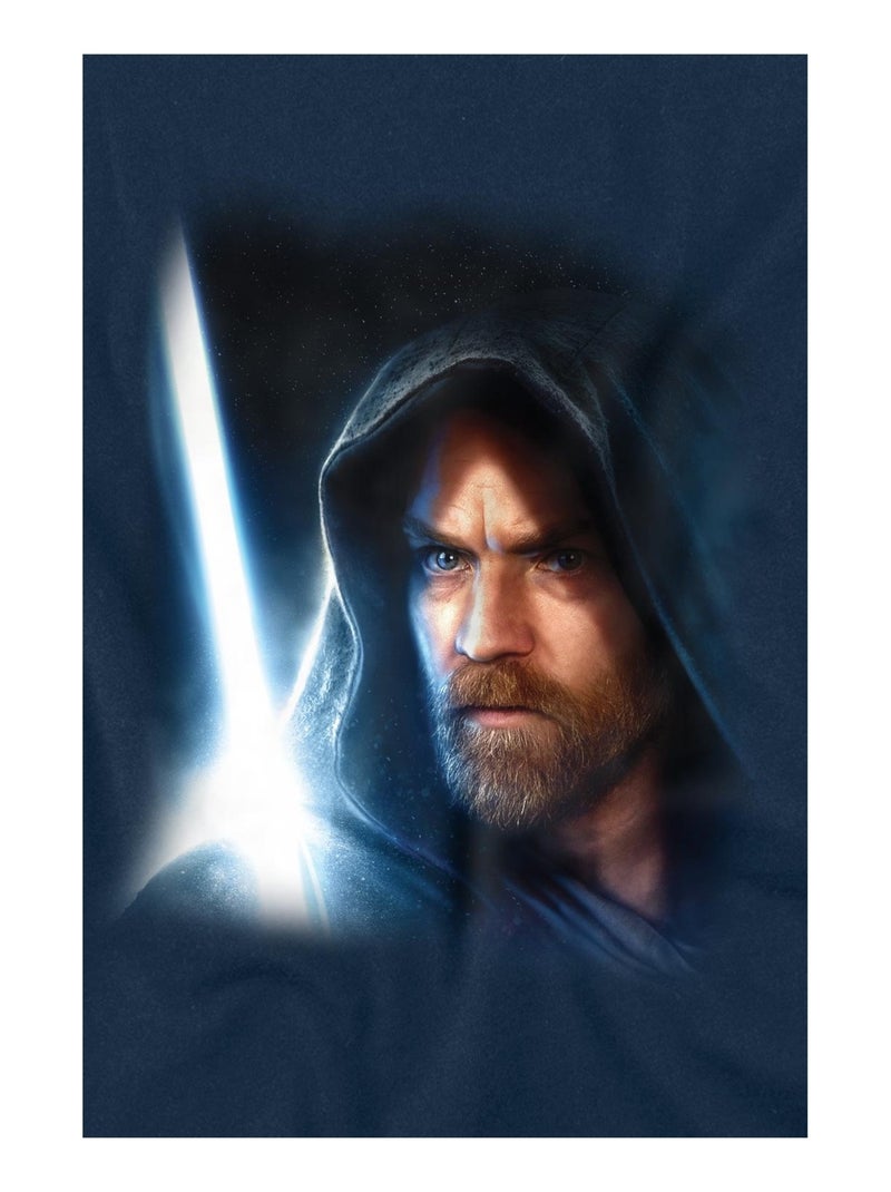 Star Wars - T-shirt motif Obi-Wan Kenobi style poster Bleu marine - Kiabi