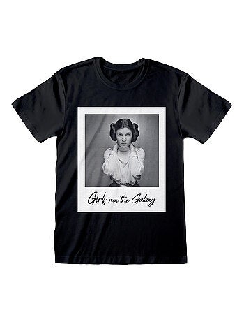 Star Wars - T-shirt motif Princesse Leia GIRLS RUN THE GALAXY