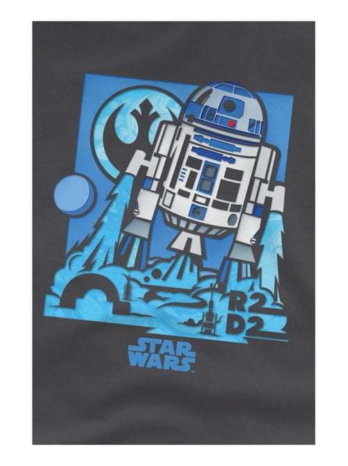 Star Wars - T-shirt motif R2-D2 PAPERCUT - Kiabi