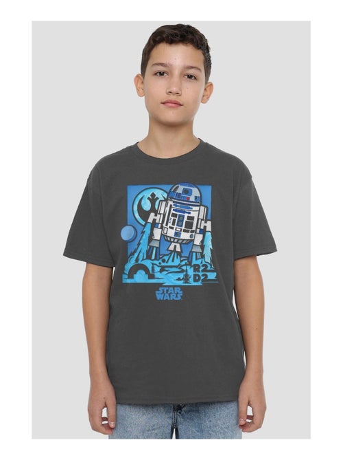 Star Wars - T-shirt motif R2-D2 PAPERCUT - Kiabi