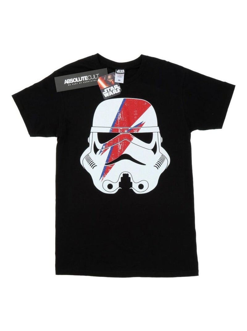 Star Wars - T-shirt motif Stormtrooper motif/style Éclair Noir - Kiabi
