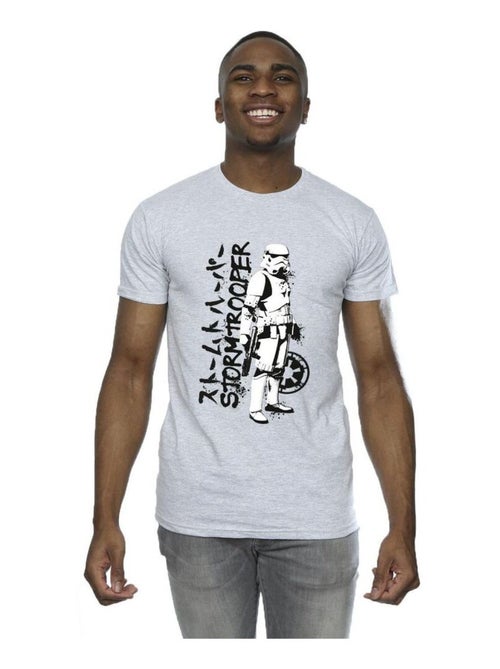 Star Wars - T-shirt motif Stormtrooper motif/style japonais - Kiabi