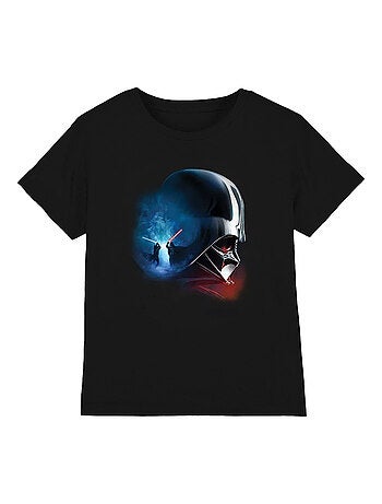 Star Wars - T-shirt motifs Obi-Wan Kenobi et Vador style poster - Enfan (Obi-Wan Kenobi, Dark Vador)