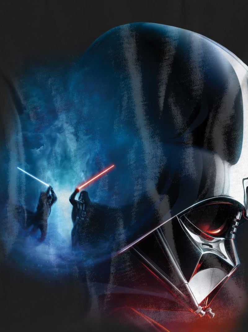 Star Wars - T-shirt motifs Obi-Wan Kenobi et Vador sur affiche Noir - Kiabi
