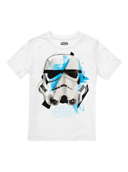 Star Wars - T-shirt motifs Stormtrooper et coupures - Kiabi