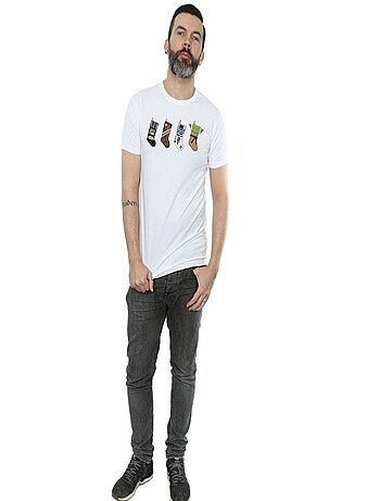 Star Wars - T-shirt motif/style Chaussettes de Noël