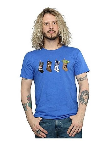 Star Wars - T-shirt motif/style Chaussettes de Noël