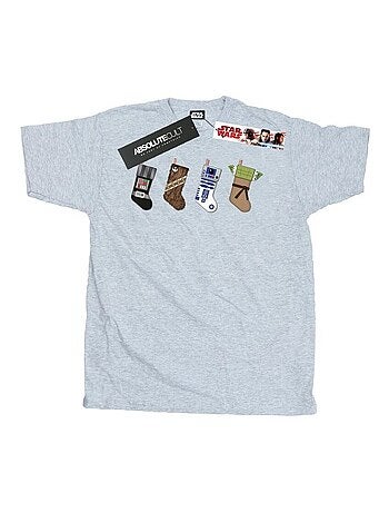 Star Wars - T-shirt motif/style Chaussettes de Noël