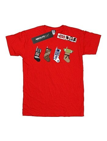 Star Wars - T-shirt motif/style Chaussettes de Noël